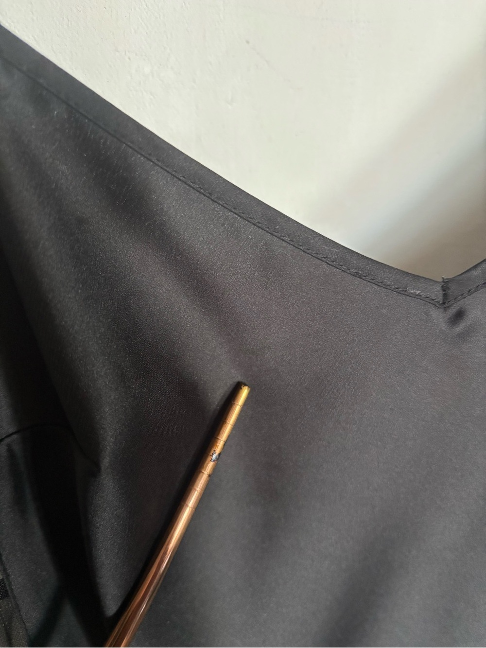 Thistle & Spire Black Union Slip Dress Sheer Mesh Asymmetric Satin Mini S - Picture 10 of 11